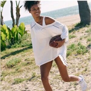 FP Movement by Free People Field Short Sleeve Tee White Small